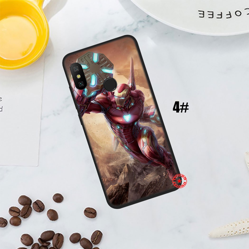 Ốp Lưng Silicone Mềm Phong Cách Iron Man Cho Xiaomi Redmi S2 Go 9a 8a 7a 6a 5a 4a 5 Plus 98qf