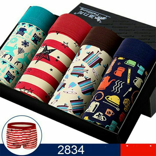 Set 4 quần lót boxer nam cao cấp (có nhiều set để các bạn chọn )
