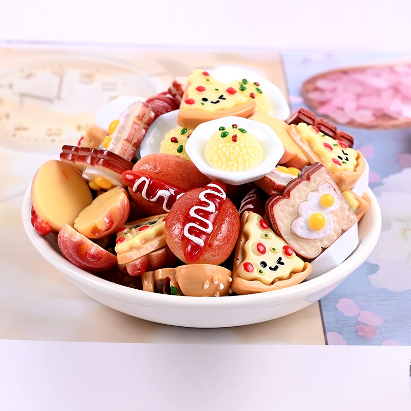 Set 10 mặt phụ kiện trang trí điện thoại hình cún xinh xắn