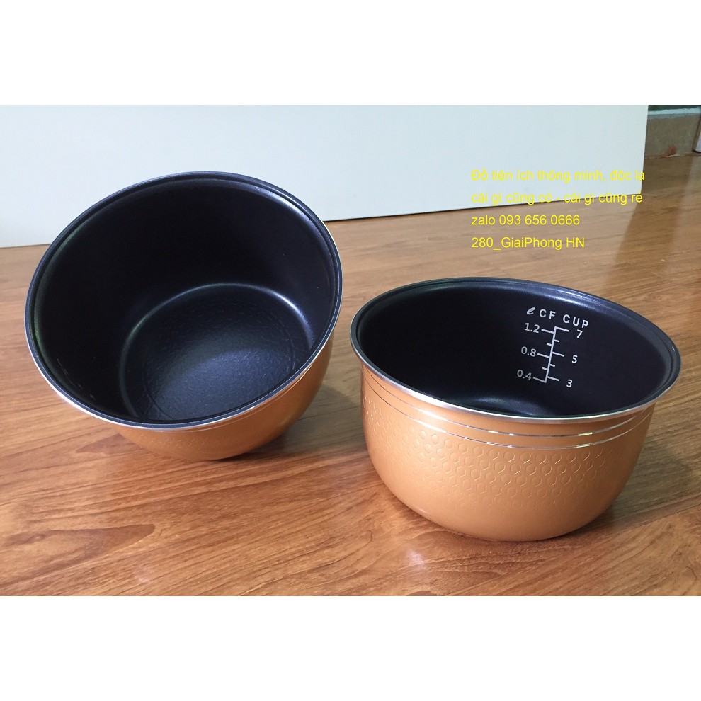 Lòng nồi cơm điện tử 1.8 lít, Gang men 5 lớp cao cấp – Ruột nồi cơm điện 1.2L | BigBuy360 - bigbuy360.vn