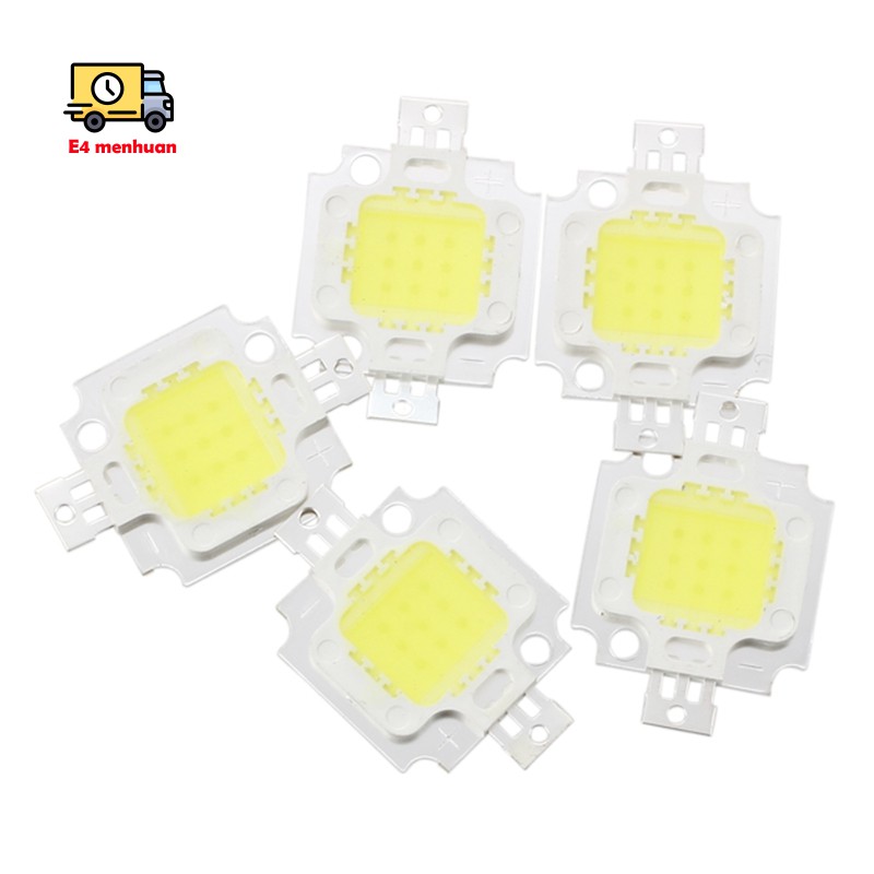 5 Đèn Led 10w Ánh Sáng Trắng