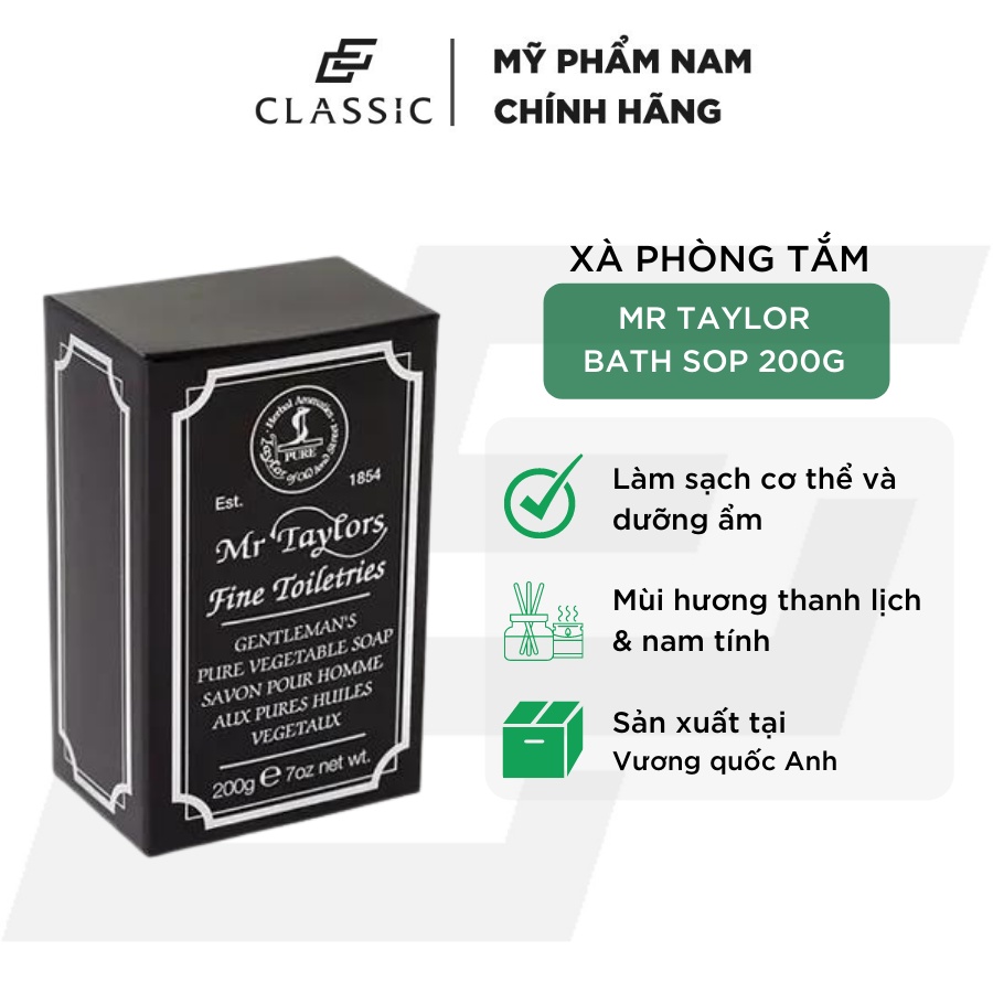 Xà Phòng Tắm Taylor of Old Bond Street Bath Soap 200g