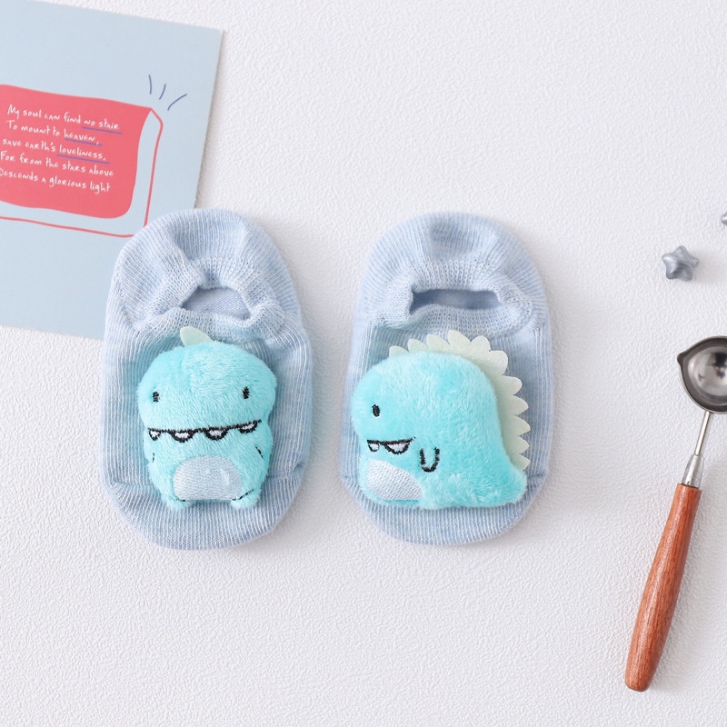 Vớ Cotton Hoạt Hình Ba Chiều Chống Trượt Cho Bé 0-4 Tuổi