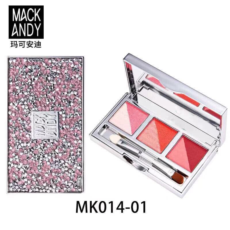 Phấn Mắt Mack Andy 6 ô - Hộp Đá