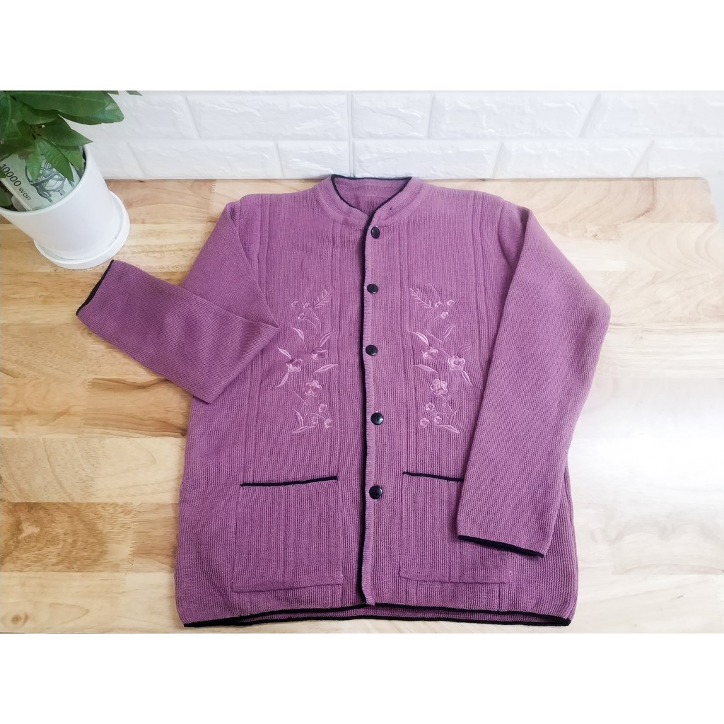Áo len thêu hoa cho Mẹ, người lớn tuổi, người già, cho bà, - Made in VN | BigBuy360 - bigbuy360.vn