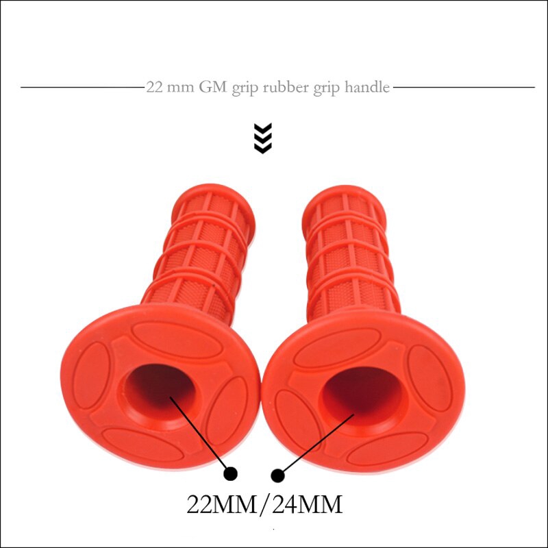 Đa Năng 9 Màu Xe Máy Cao Su Mềm 22mm 7 / 8 "Tay Cầm Cho Xe Honda Kawasaki Yamaha Suzuki KTM BMW MX Pit Dirt Bike