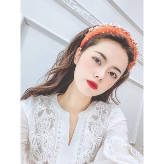 Mấn bờm nhung đính hoa đá lấp lánh