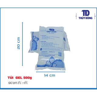 Túi gel giữ lạnh - túi đá gel 500g - thủy đông