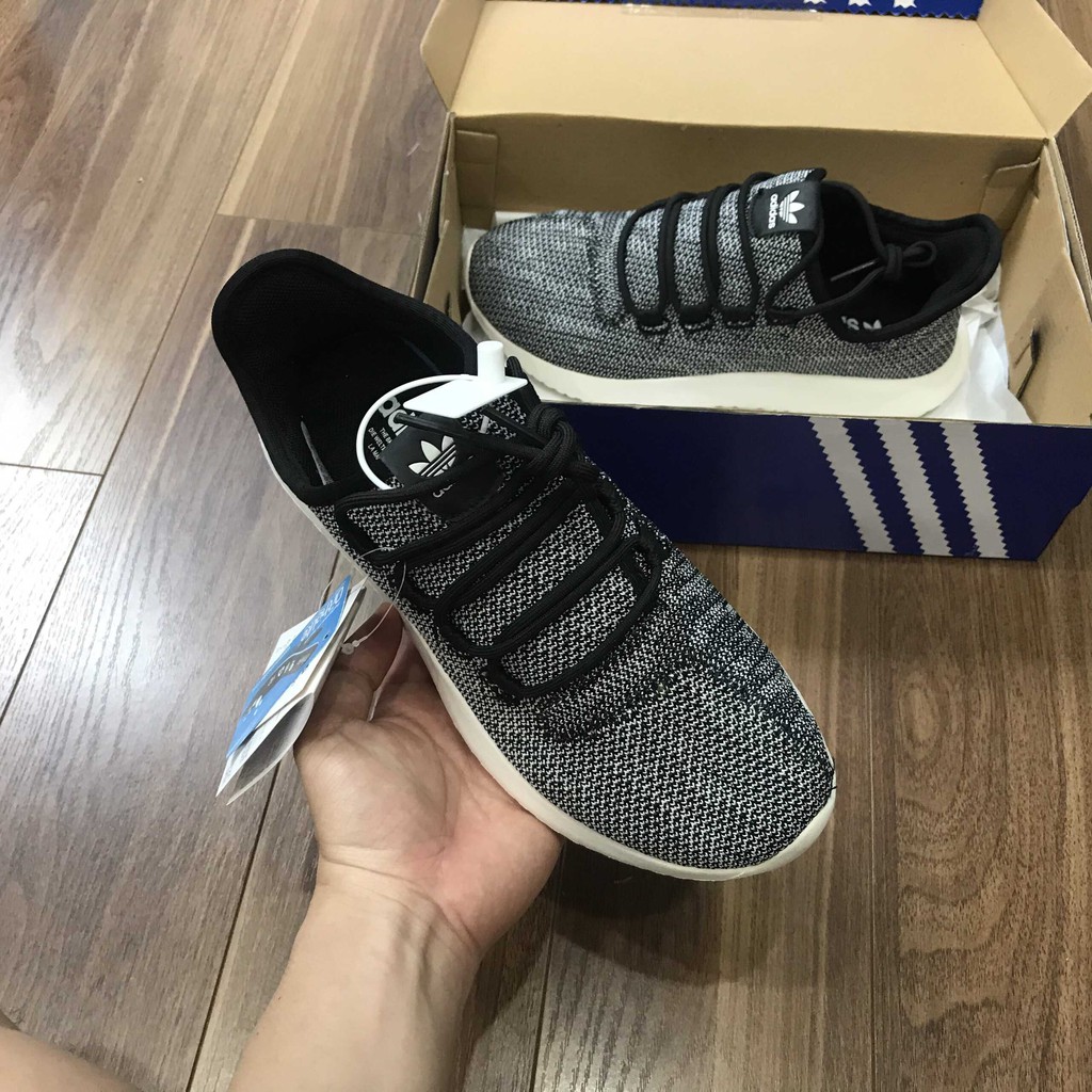 [ Freeship - Xả kho ] Giày Sneaker Tubular Shadow trắng full nam nữ, Giày chạy bộ