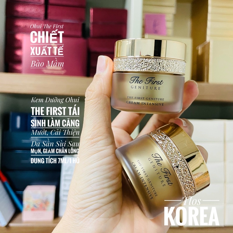 Kem Dưỡng Tái Sinh Da Ohui The First Geniture Cream Intensive 7Ml