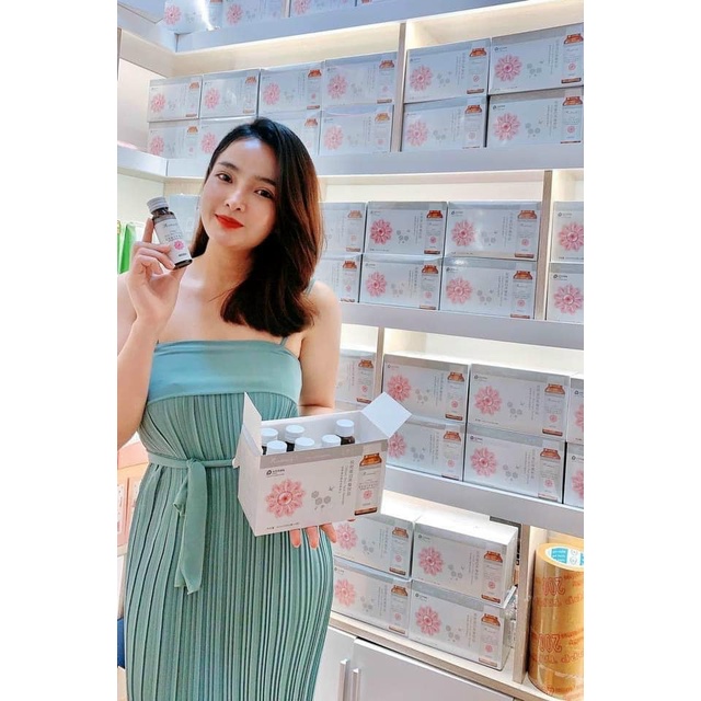 Nước uống tinh chất Yến TRẮNG DA COLLAGEN ROSEBEAUTY SKIN X9