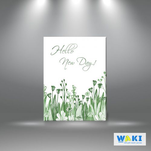 Tranh canvas “Hello New Day” – W91