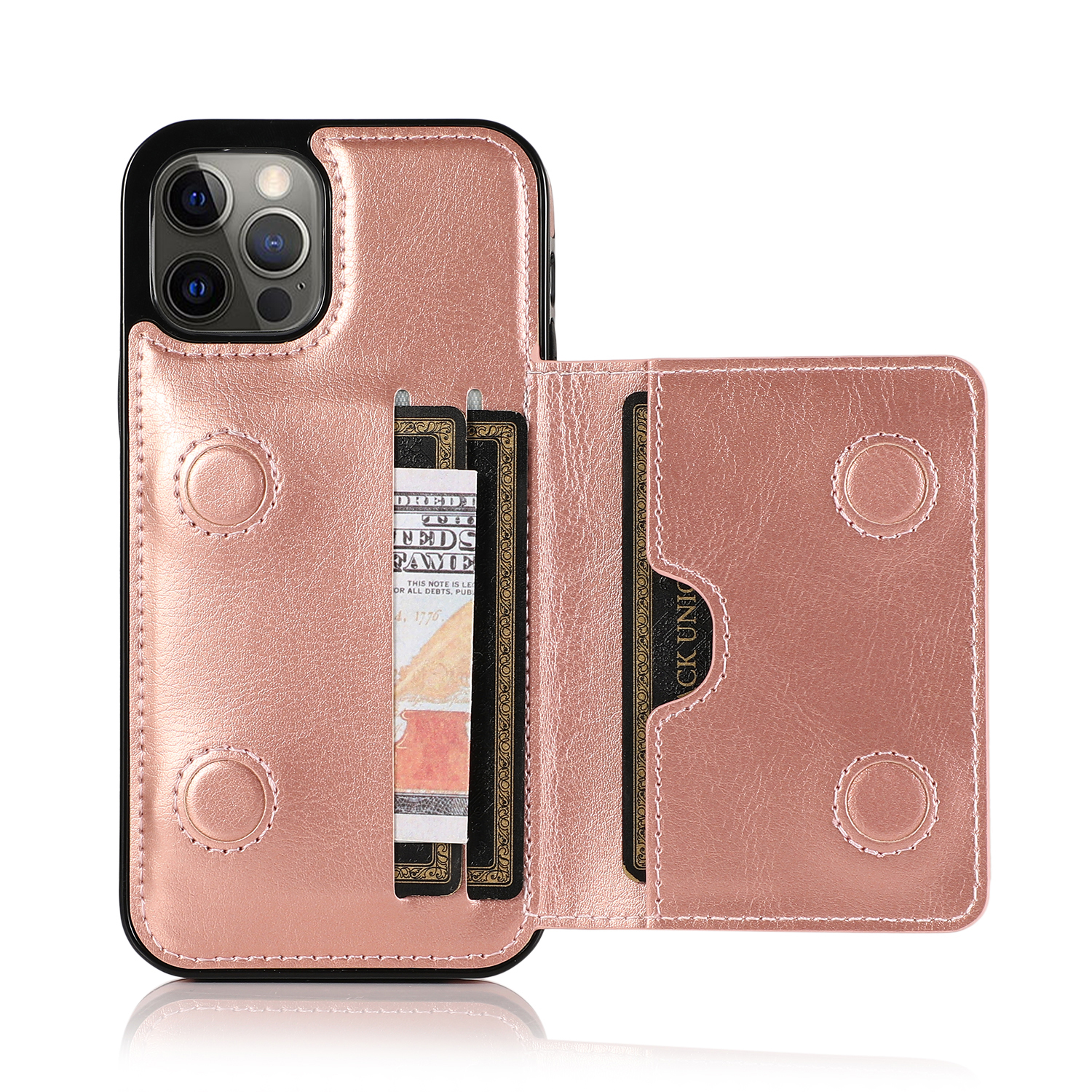 Ốp lưng iPhone 12 Pro Max Soft PU Leather Flip Case With Card Slots Stand Holder Apple iPhone 11 Pro iPhone12 mini Phone Case | BigBuy360 - bigbuy360.vn