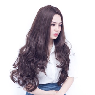 Tóc giả mái xéo cao cấp- tặng lứoi- hình thật