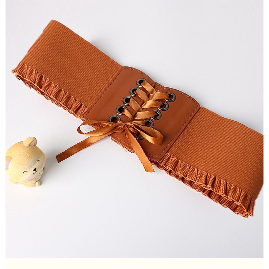 [ CÓ SẴN - FULLSIZE] Corset đai váy freesize khóa bấm Belt corset chun điệu cho nàng