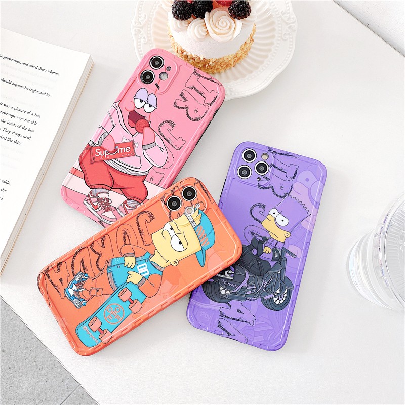 Ốp lưng iphone Cool Simpson IMD dày dặn viền nổi 5/5s/6/6plus/6s/6splus/7/7plus/8/8plus/x/xs/11/12/pro/max/plus/promax | BigBuy360 - bigbuy360.vn