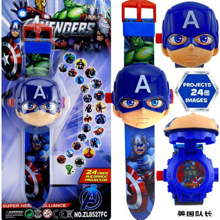 Đồng Hồ Đeo Tay Captain America 24 Khung