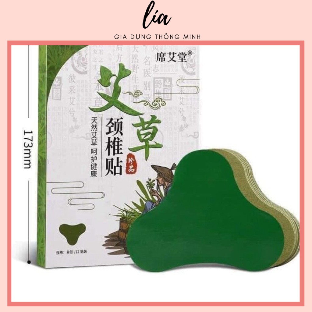 Combo 12 miếng cao dán nhức mỏi vai gáy, nhức mỏi xương lưng đầu gối cực hiệu quả