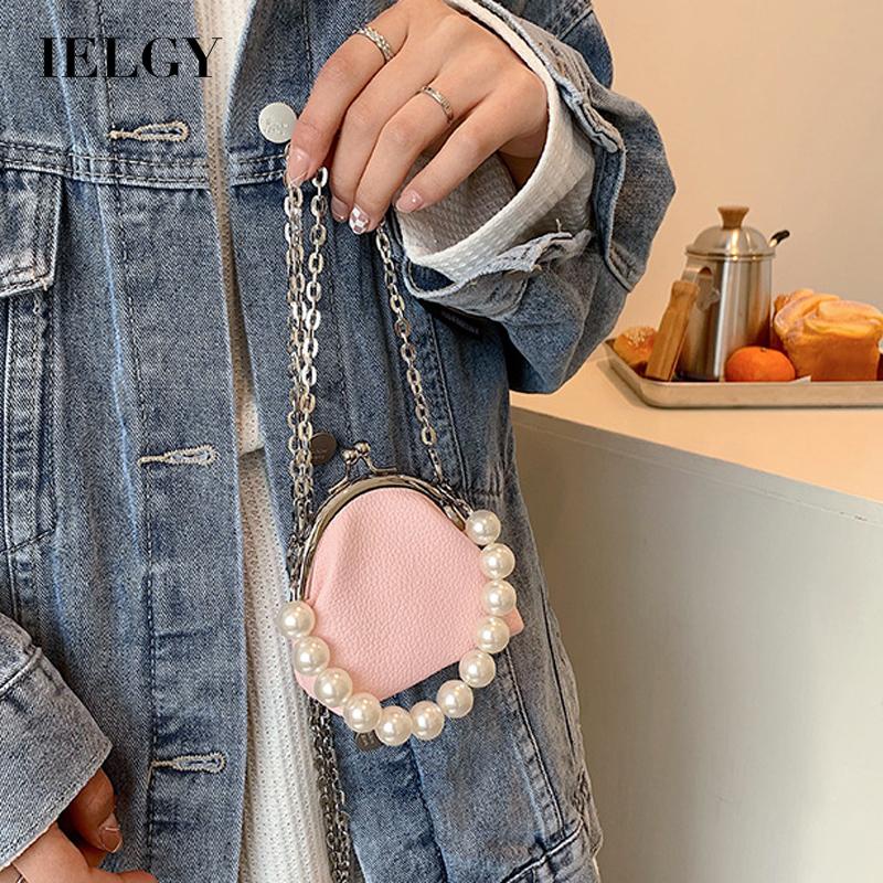 Túi đeo chéo IELGY đựng son môi phong cách phương tây thời trang sang trọng dành cho nữ