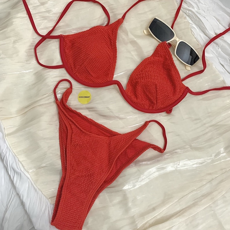 Bikini gọng có dây cột điều chỉnh phía sau