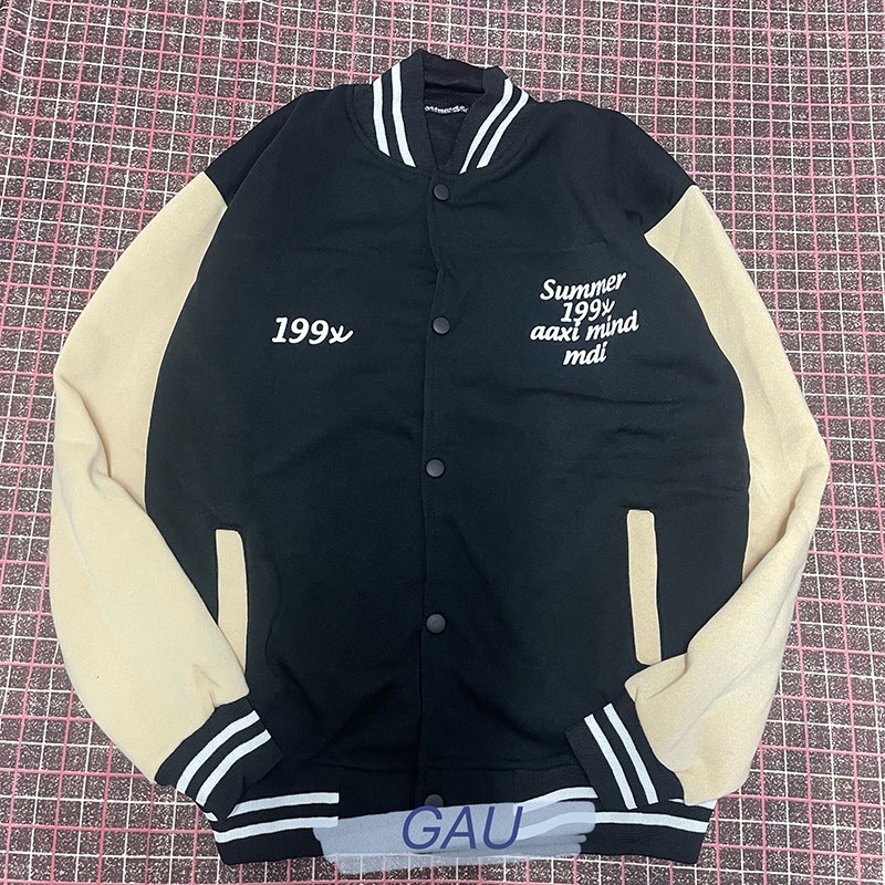 Áo khoác nỉ bông ngoại 199x Phong Cách Hàn Ulzzang GAU