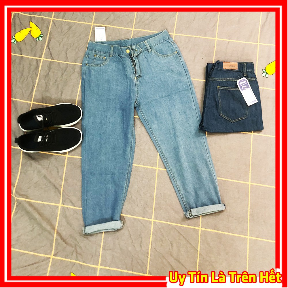 Quần Jean Bò Ống Suông, Rộng Nam Nữ Phong Cách Hàn Quốc Hot trend 2021 - KTO