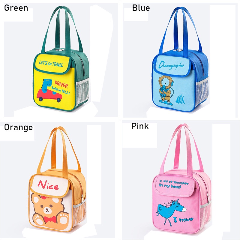 Only HOUSE Túi tote Đựng Cơm Trưa Phong Cách Hoạt Hình Nhật Bản Cho Học Sinh Tiểu Học Và Du Lịch ba