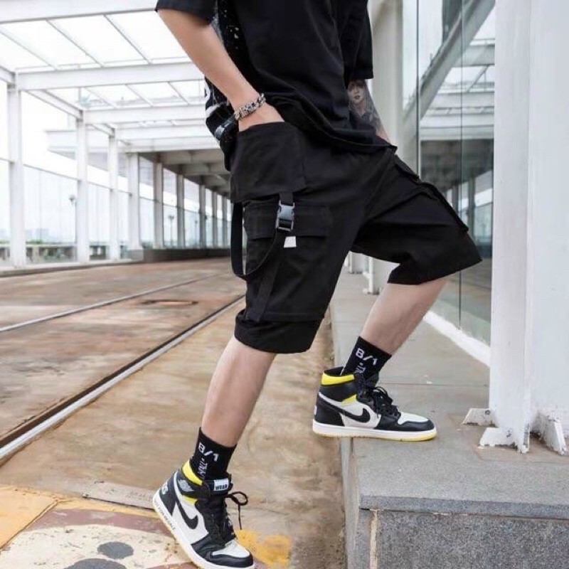 Quần Short Kaki Nam Túi Hộp KSS83 Kèm Ảnh Thật