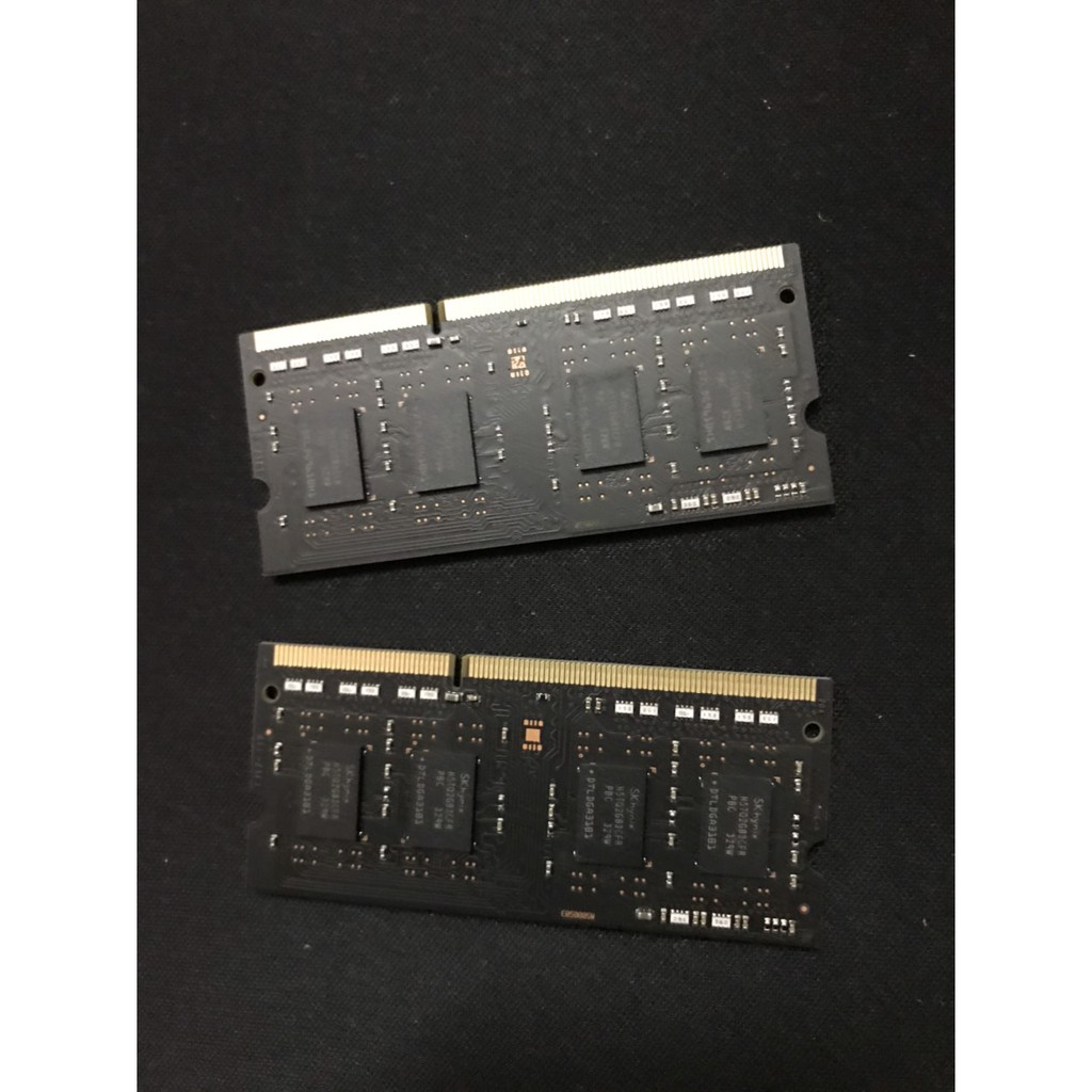 Ram Laptop Hynix 2 thanh 2GB PC3 1600 Mhz tháo máy Imac 1 cặp đã test nhé