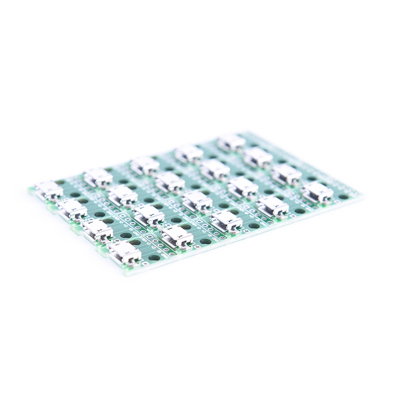 Breezegently 20pcs micro usb to DIP 2.54mm adapter connector module board panel female  NOVEL