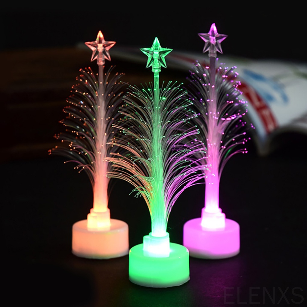 Đèn ngủ để bàn hình cây thông noel nhiều màu sắc