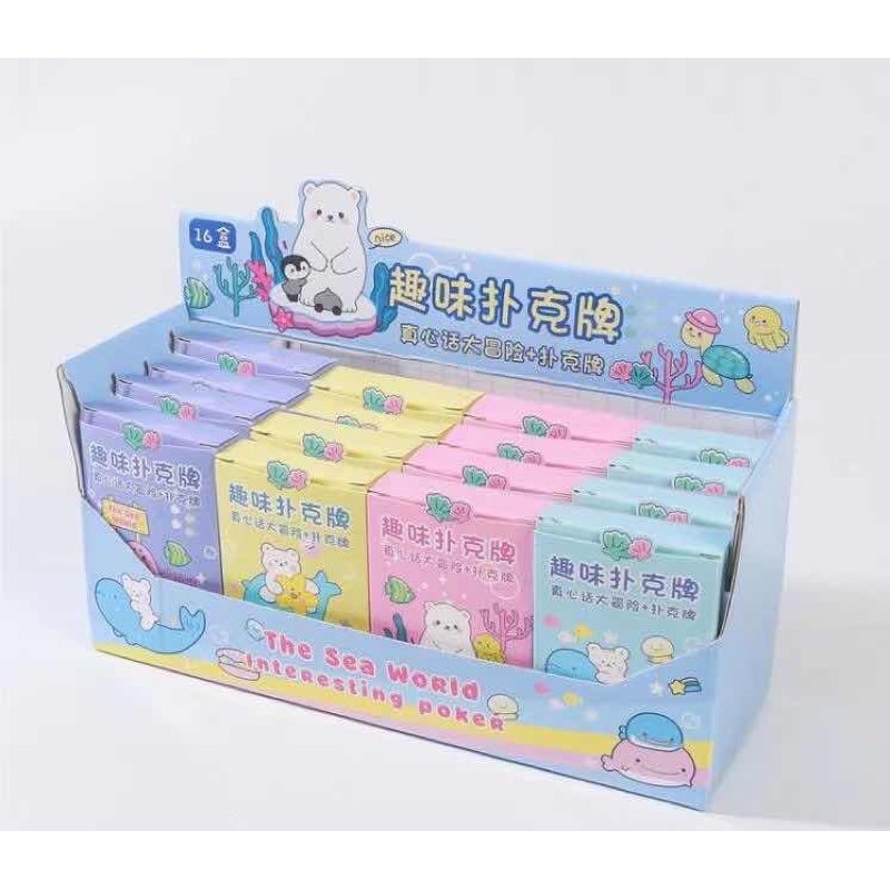 BỘ BÀI TÂY 52 LÁ HOẠT HÌNH DỄ THƯƠNG/ POCKER HÌNH CUTE