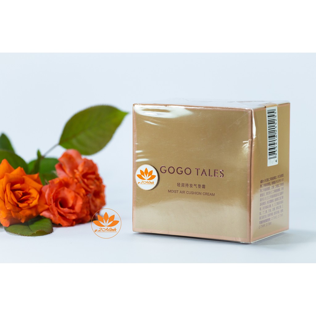 GOGO TALES - Cushion Moist Air Cushion Cream - Phấn nước che khuyết điểm kiềm dầu dưỡng da