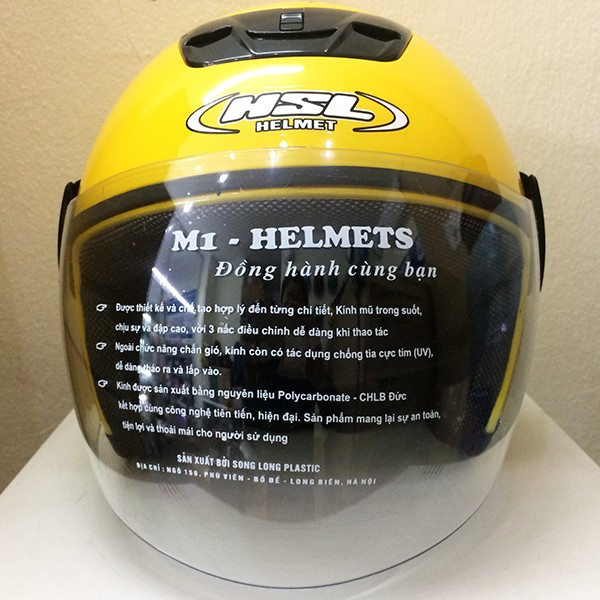 Mũ bảo hiểm HSL M1 (Vàng)