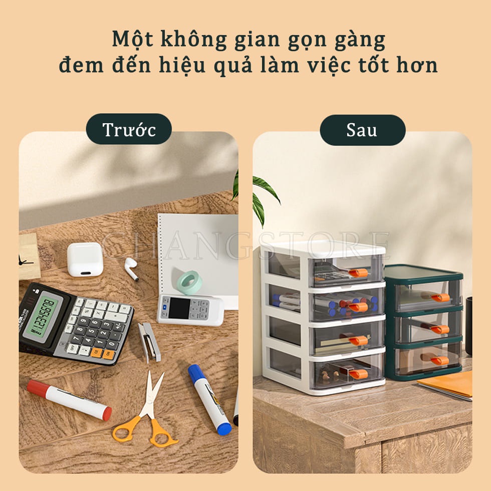 Hộp Đựng Đồ Bằng Nhựa Trong Suốt Nhiều Tầng Chống Bụi Tiện Dụng