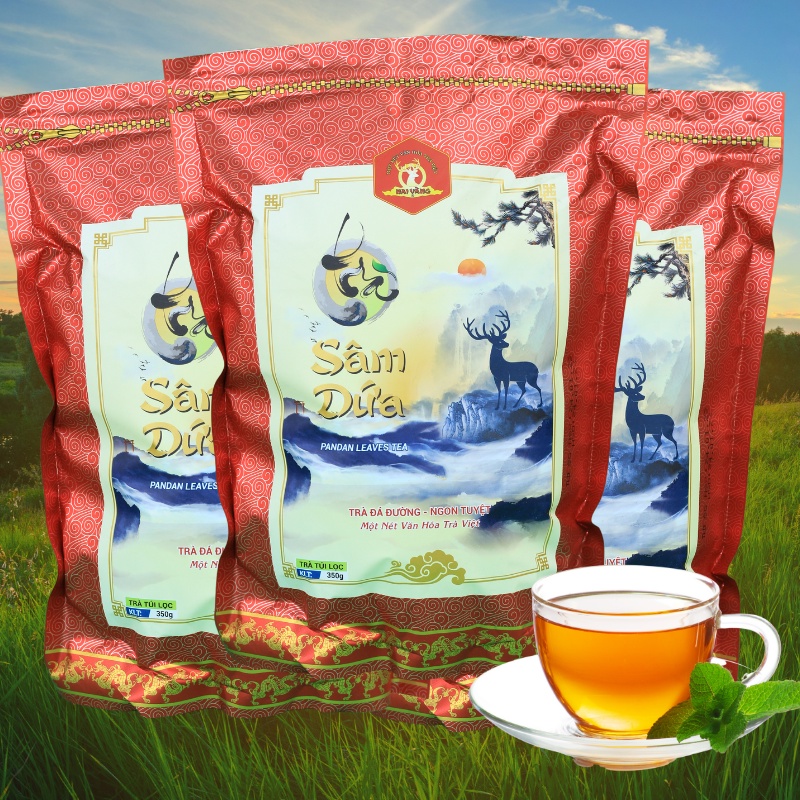 Trà Sâm Dứa Túi Lọc Nai Vàng (hiệu Thiên Thành 350g)