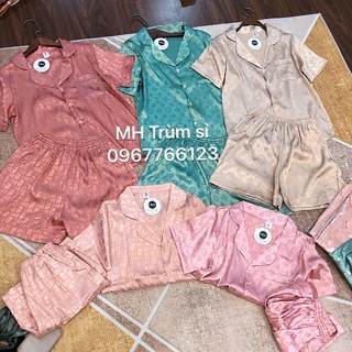 Bộ Pijama lụa gấm cao cấp