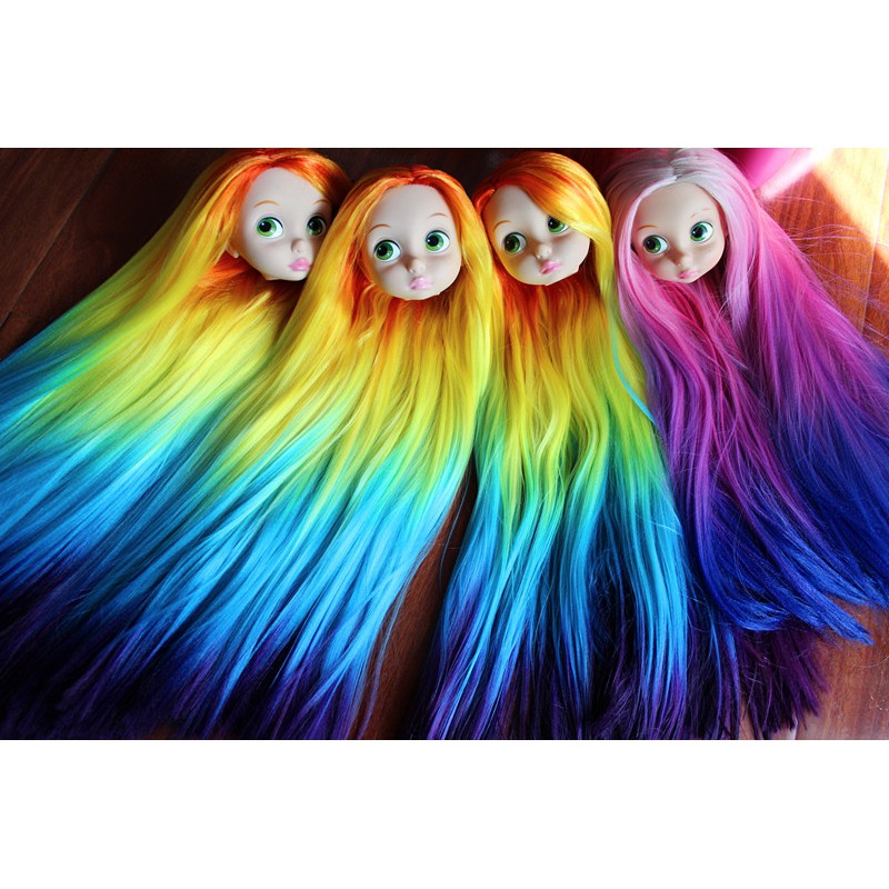 Tóc ombre cho búp bê lớn