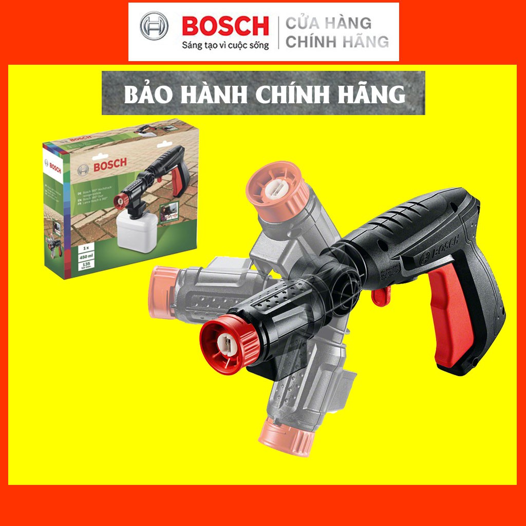 [CHÍNH HÃNG] Phụ Kiện Máy Phun Xịt Rửa Bosch- Súng Ngắn Xoay 360 Áp Lực Cao (Mới), Giá Đại Lý Cấp 1