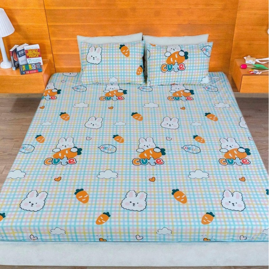 Ga Giường Chống Thấm Cotton Cao Cấp Goodmama Chính Hãng Bảo Hành 6 Tháng
