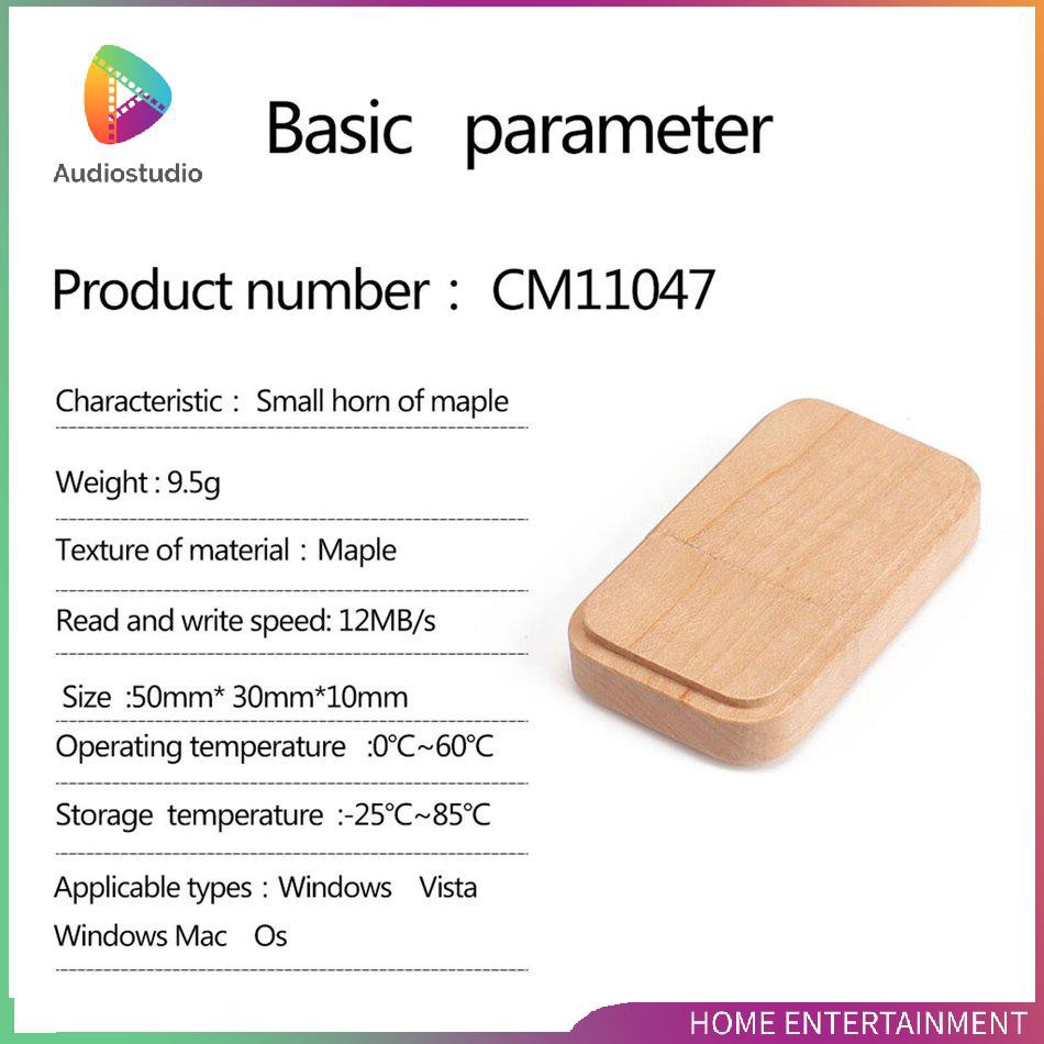 USB vỏ bằng gỗ dung lượng 1g / 2g / 4g / 16g / 32g | BigBuy360 - bigbuy360.vn