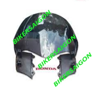 Mão chắn gió, ốp đầu, kính chắn gió sh 150 125i nhựa abs đen bóng