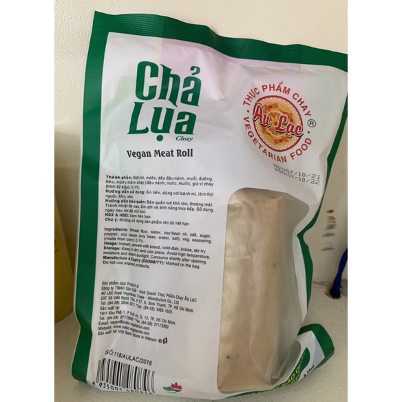 Chả Lụa Chay Âu Lạc ( 250g)