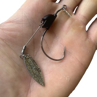 Lưỡi gắn mồi mềm NFF câu cá lóc mồi mềm siêu bén, lưỡi câu cá lóc chuẩn 4G/7G