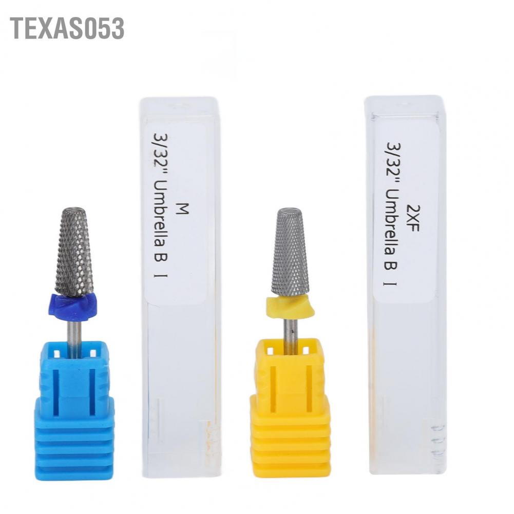 [Hàng mới về] Set 4 đầu mài móng đán bằng loại bỏ lớp sơn gel bằng vonfram cacbua tiện dụng