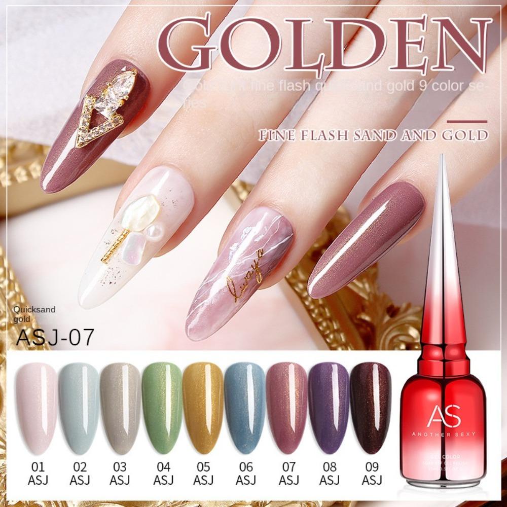 Sơn Móng Tay Dạng Gel 15ml Mới|Kim Tuyến Lấp Lánh Dùng Để Trang Trí Móng Nghệ Thuật