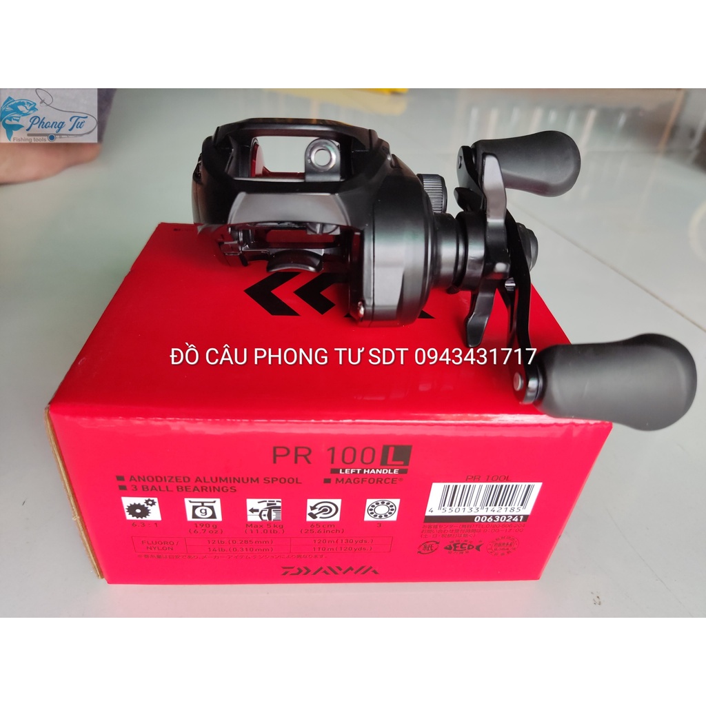 Máy câu ngang tay trái DAIWA PR 100L