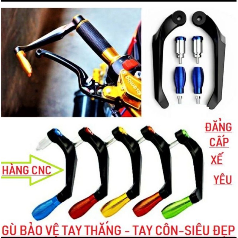 SET 2 GÙ CHỐNG ĐỖ TAY LÁI XE MÁY LOẠI DẦY CỰC ĐẸP LẮP MỌI LOẠI XE MÁY