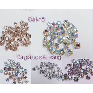 Đá khối nail,đá khối giả úc đủ màu mix sz 40 viên