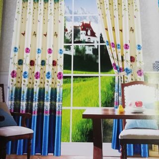 RÈM PHI BÓNG HOA VĂN 2 MẶT